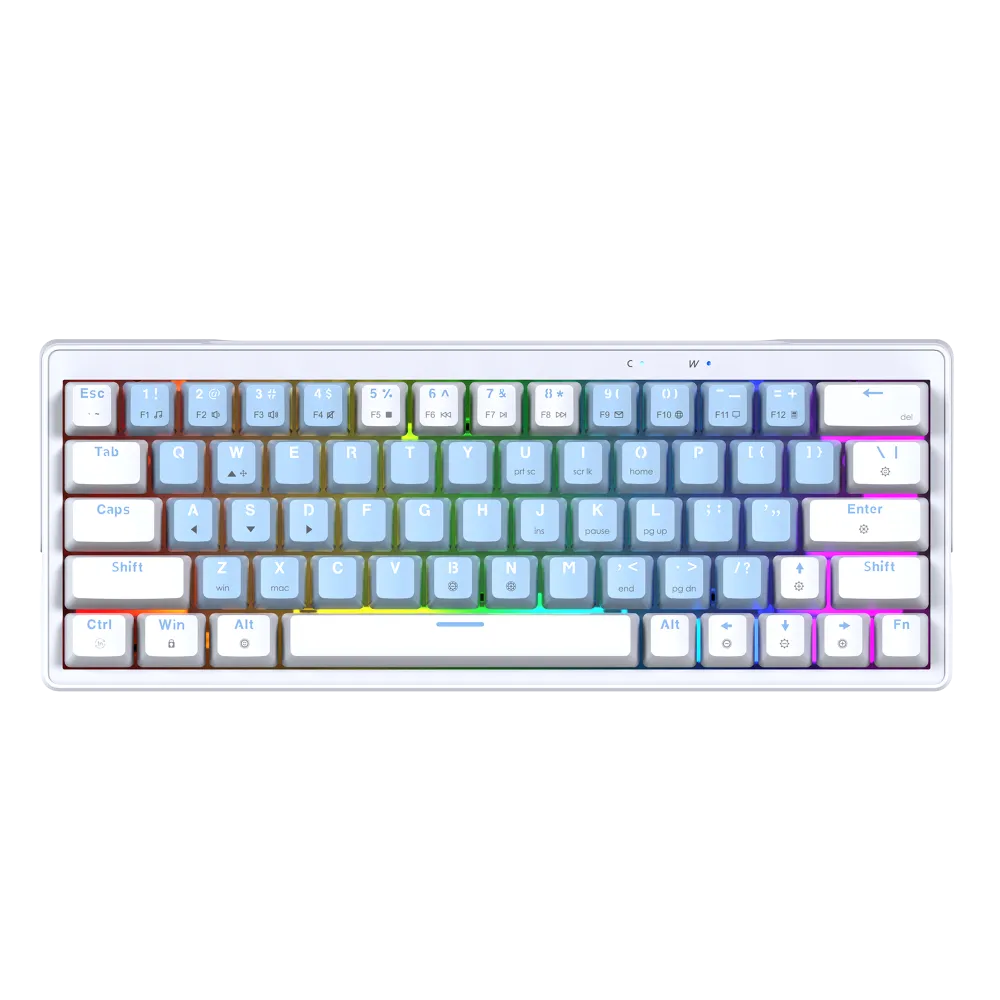 ATOM X63 MK611 keyboard Mechanical Gaming Hotswap 3 Pin